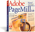 Adobe PageMill 3.0 Box.
